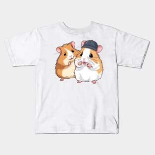 cute hamster friends Kids T-Shirt